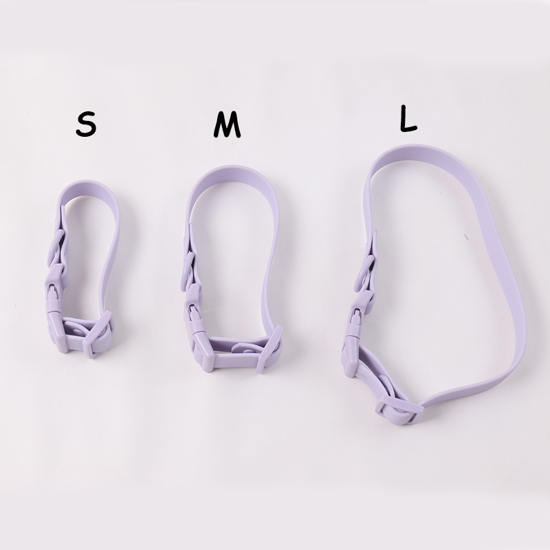 Laisse pour chien imperméable violette avec boucle réglable rapide et revêtement en caoutchouc PVC - Accessoires pour animaux de compagnie 17