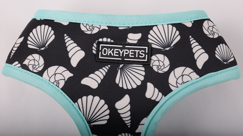 Harnais réversible personnalisé pour chien avec bande réfléchissante, boucle en plastique, gilet mignon en polyester pour chiens 1 11