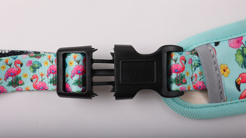 Harnais réversible personnalisé pour chien avec bande réfléchissante, boucle en plastique, gilet mignon en polyester pour chiens 1 13