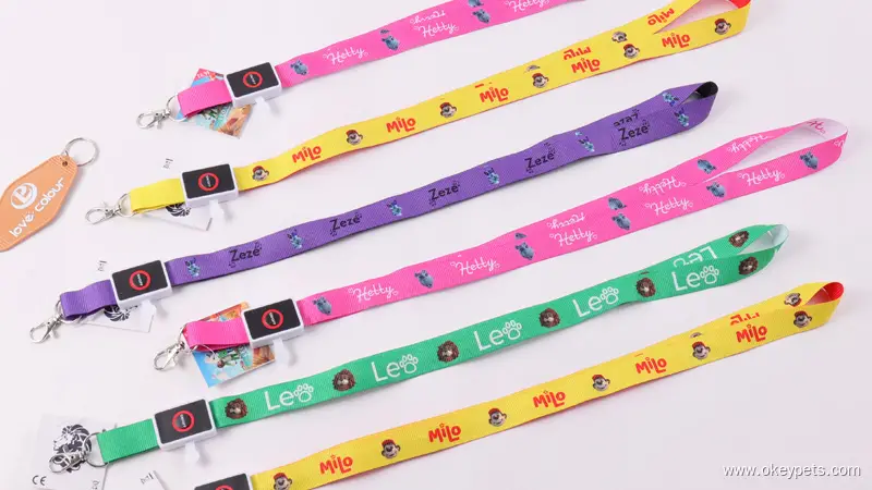 Lanières LED personnalisées avec impression sérigraphique, tours de cou LED pour le personnel de sécurité 1