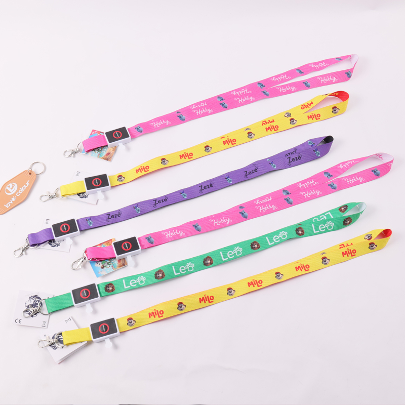 Lanières LED personnalisées avec impression sérigraphique, tours de cou LED pour le personnel de sécurité 12