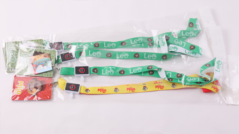 Lanières LED personnalisées avec impression sérigraphique, tours de cou LED pour le personnel de sécurité 11