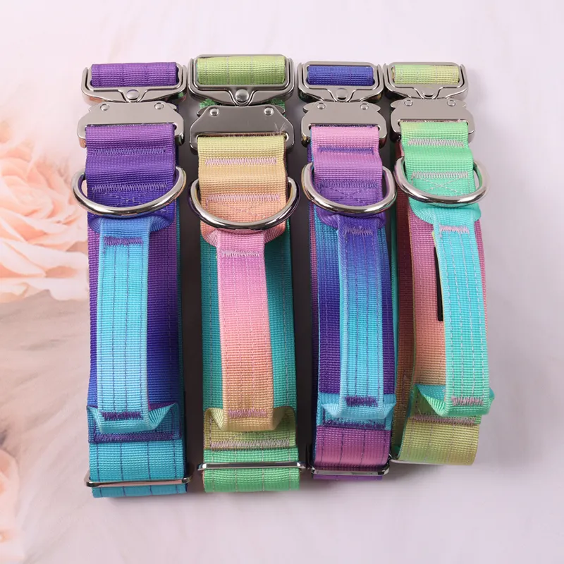 OKAYPETS kraftig taktisk hundehalsbånd og -bånd for trening og kontroll 4