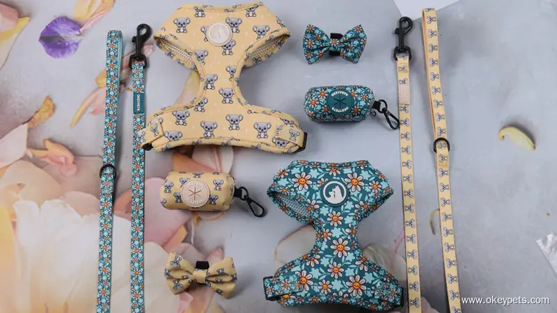 Harnais pour chiot Okeypets ultra-respirant et léger avec logo personnalisé 1