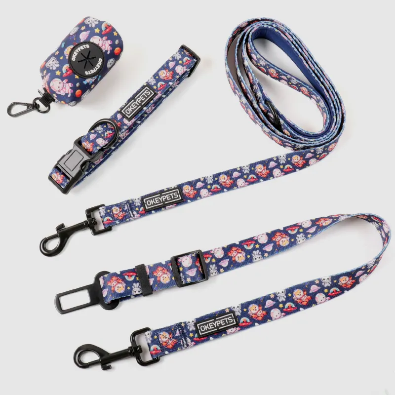 Customizable Soft Polyester Dog Harness Vest with Safety Buckle & Metal D-Ring 5