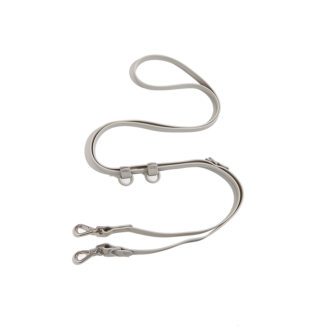 Laisse pour chien mains libres en PVC imperméable à double mousqueton, vente en gros 15