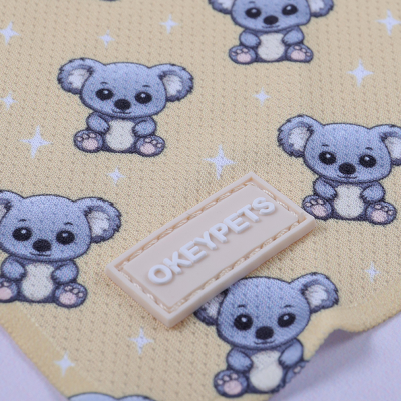 OKEYPETS Ensemble de harnais pour chien en gros, motif koala jaune, accessoires pour animaux de compagnie 32