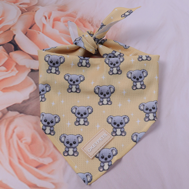 OKEYPETS Ensemble de harnais pour chien en gros, motif koala jaune, accessoires pour animaux de compagnie 31