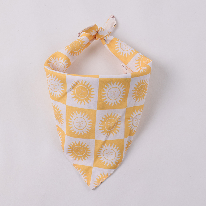 Bandana réversible en coton personnalisé Okeypets pour chien, foulard bandana à motifs animaux 18