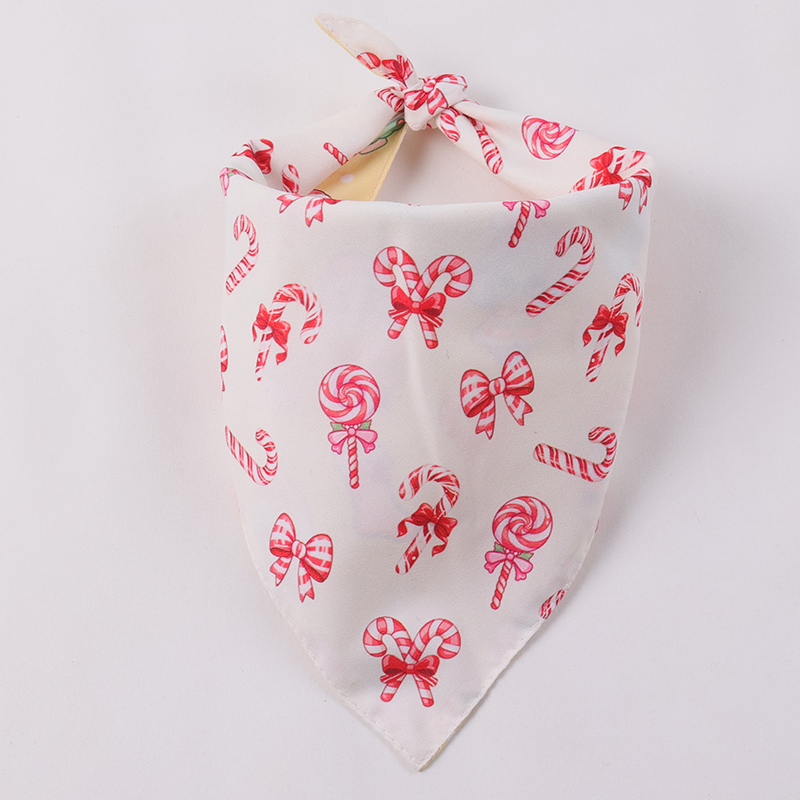 Bandana réversible en coton personnalisé Okeypets pour chien, foulard bandana à motifs animaux 15