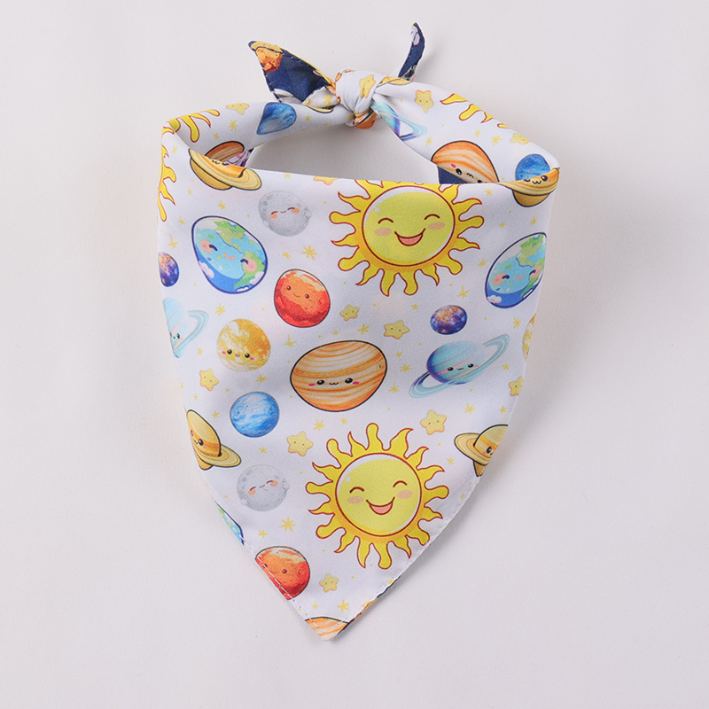 Bandana réversible en coton personnalisé Okeypets pour chien, foulard bandana à motifs animaux 13