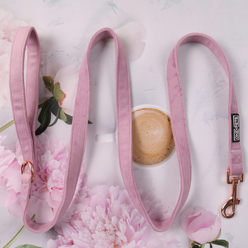 Distributeur de sacs à déjections canines en velours personnalisé OKEYPETS 24