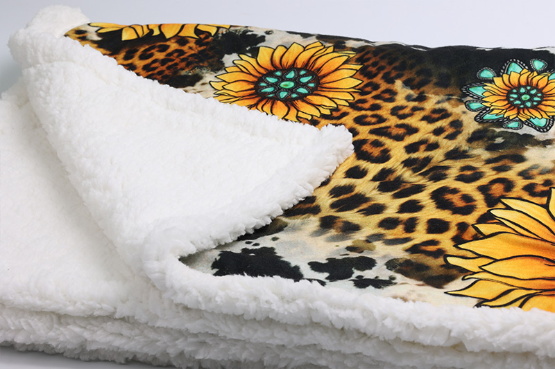 Couverture pour chien personnalisable Pet Factory en sherpa, impression par sublimation, couverture mignonne pour animaux de compagnie 7