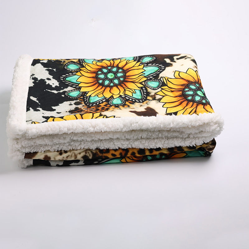 Couverture pour chien personnalisable Pet Factory en sherpa, impression par sublimation, couverture mignonne pour animaux de compagnie 10