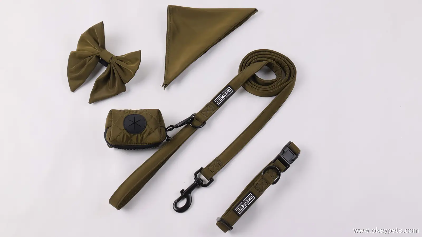 Ensemble de harnais pour chien personnalisé, réglable, anti-traction, couleur tendance. 1