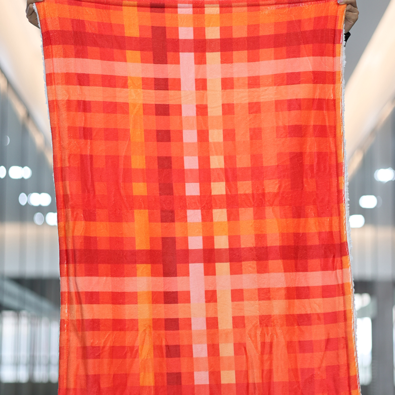 Custom Sherpa Pet Blanket in Printing Super Soft Flannel Fabric Fleece Blanket 15