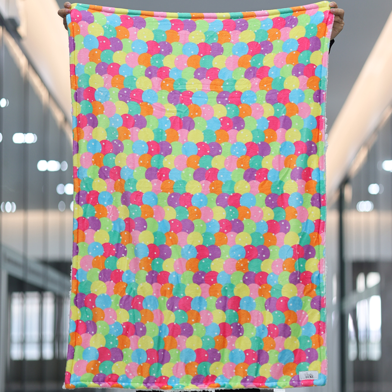 Custom Sherpa Pet Blanket in Printing Super Soft Flannel Fabric Fleece Blanket 14