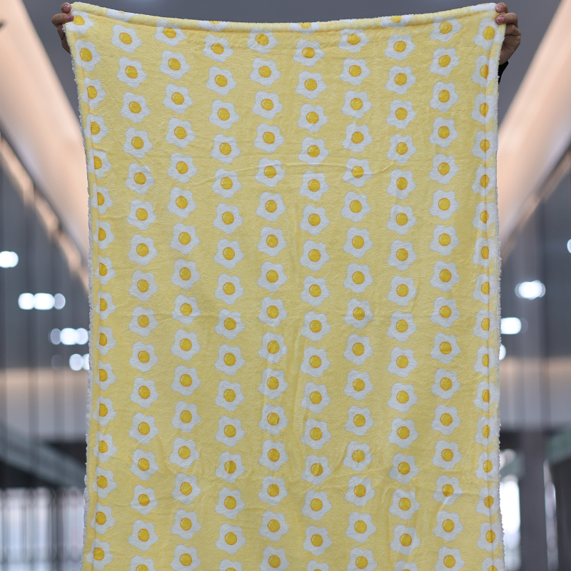 Custom Sherpa Pet Blanket in Printing Super Soft Flannel Fabric Fleece Blanket 11