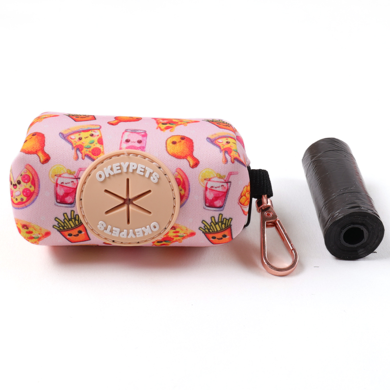 OKEYPETS Harnais pour chien en néoprène rose personnalisé, collier et laisse pour chien, sublimation incluse 14