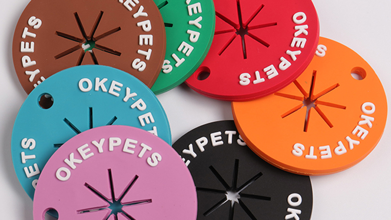 Distributeur de sacs à déjections canines en PVC avec clip et boucle à crochet. 7