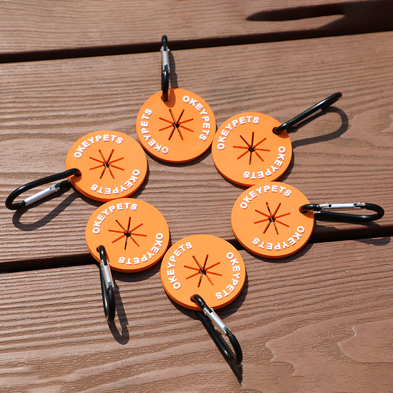 Distributeur de sacs à déjections canines en PVC avec clip et boucle à crochet. 15