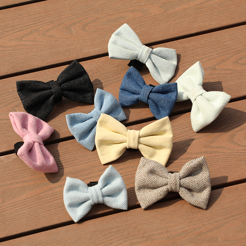 OKEYPETS Ensemble harnais pour chien en tweed et sergé personnalisé, accessoires pour animaux de compagnie 22