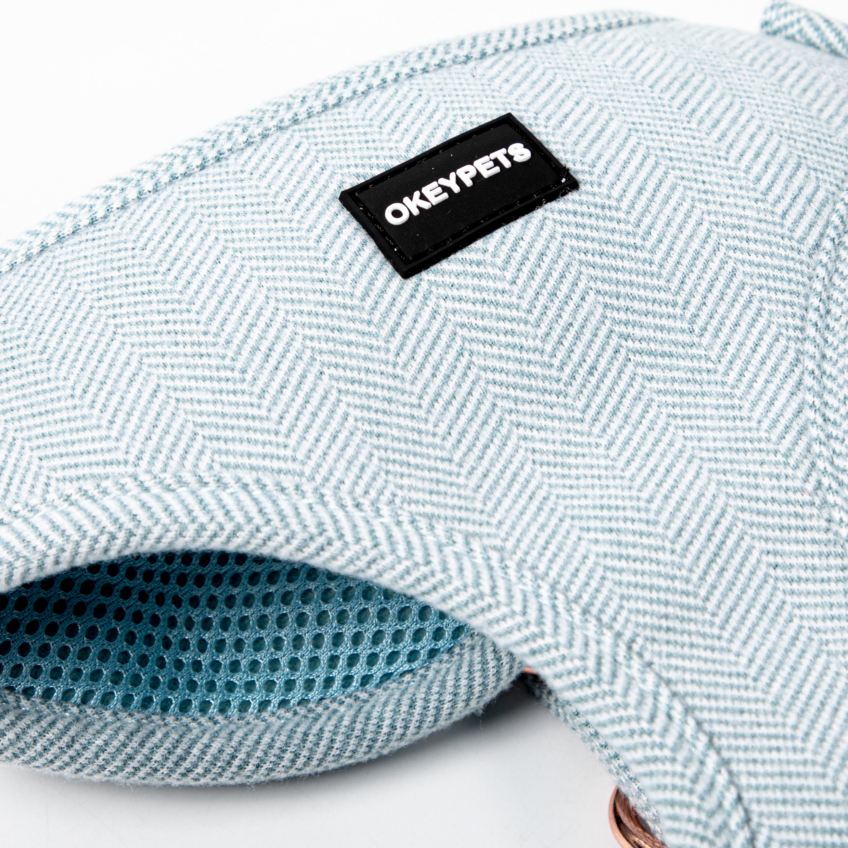 OKEYPETS Ensemble harnais pour chien en tweed et sergé personnalisé, accessoires pour animaux de compagnie 9