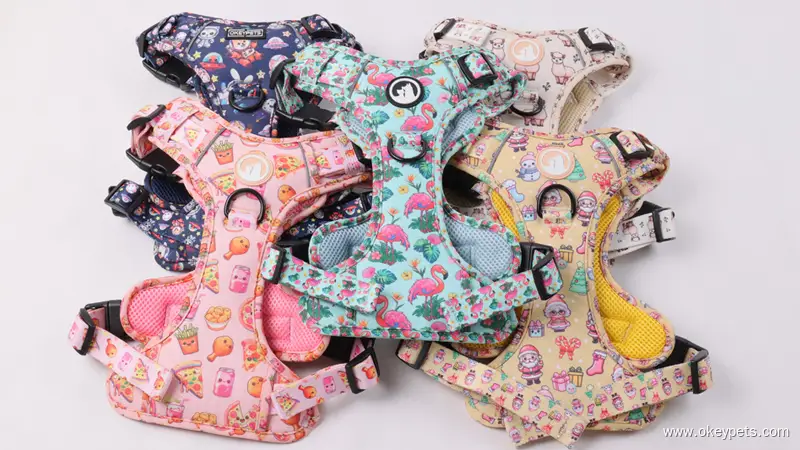 Harnais pour chien Oxford réglable et anti-traction, réfléchissant, facile à contrôler, fabriqué en Chine 1