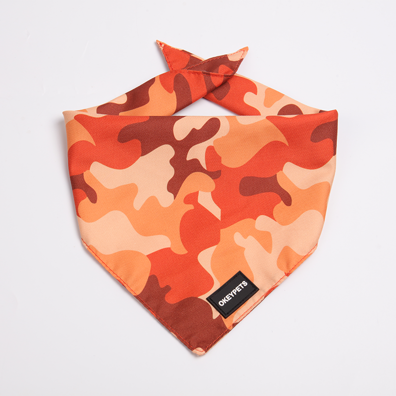 Écharpe personnalisée OKEYPETS pour chien, bandana à motif sublimé 13