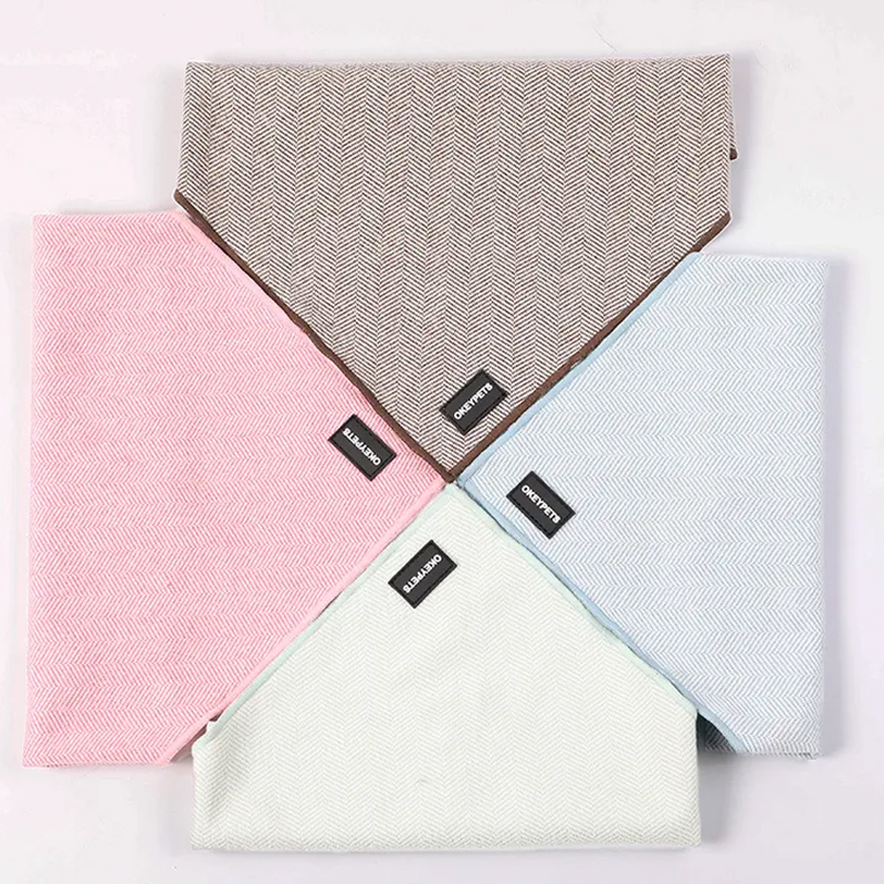 Écharpe personnalisée OKEYPETS pour chien, bandana à motif sublimé 25