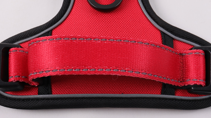 Harnais pour chien OKEYPETS Custom anti-traction Oxford, harnais réfléchissant d'extérieur avec boucle robuste 12