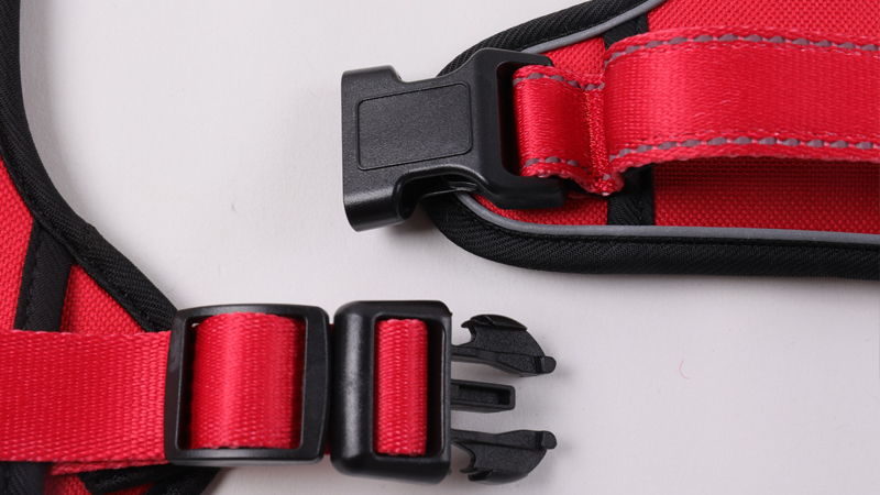 Harnais pour chien OKEYPETS Custom anti-traction Oxford, harnais réfléchissant d'extérieur avec boucle robuste 11