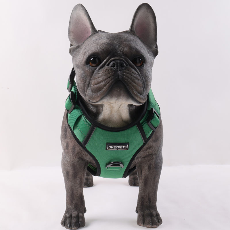 Harnais pour chien Oxford anti-traction personnalisé, gilet réfléchissant et ajustable, fabriqué en Chine 24