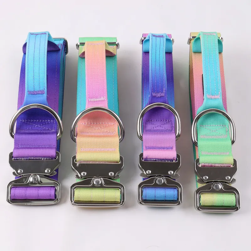 OKEYPETS Heavy-Duty Tactical Dog Collar with Soft Padding - Medium & Large Dogs 2