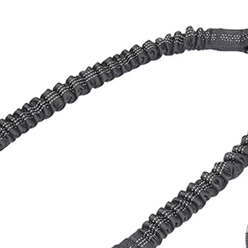 Laisse pour chien en gros, double en nylon réfléchissant, élastique 8