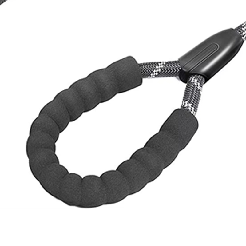 Laisse pour chien en gros, double en nylon réfléchissant, élastique 9