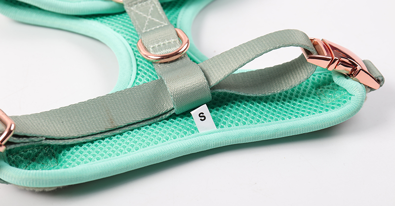 Harnais pour chien personnalisé multicolore en laine polaire douce d'agneau, ensemble de harnais assortis 9