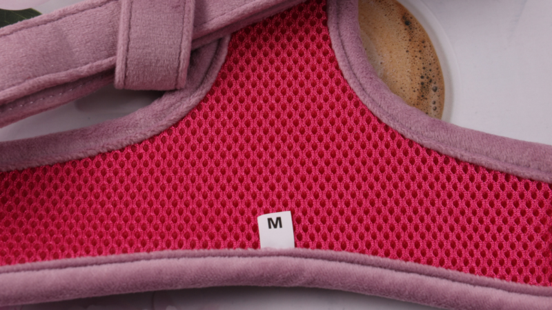 Harnais pour chien en velours sur mesure, harnais ajustable pour animaux de compagnie, usine chinoise 12