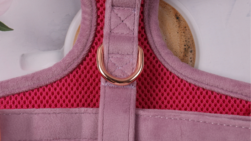 Harnais pour chien en velours sur mesure, harnais ajustable pour animaux de compagnie, usine chinoise 14