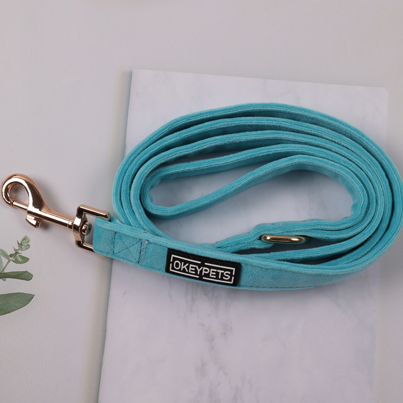 Baršunasti pojas za pse, set ogrlica s povodcem za pse u više boja, prilagođeni dizajn, podesivi set pojaseva za kućne ljubimce 17