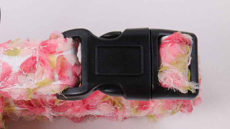 Harnais pour chien personnalisé en crochet de fleurs en forme de H avec sangle réglable 8