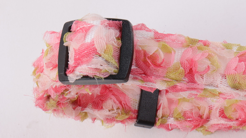 Harnais pour chien personnalisé en crochet de fleurs en forme de H avec sangle réglable 9