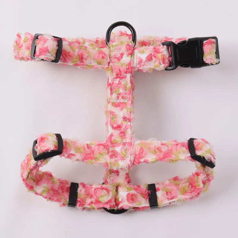 3D Flower Crochet Dog Harness - Comfortable, Durable, and Stylish 3