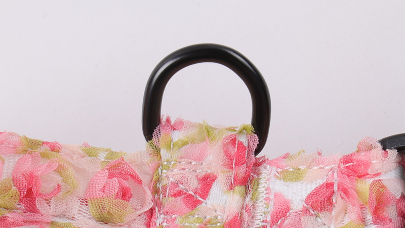 Harnais pour chien personnalisé en crochet de fleurs en forme de H avec sangle réglable 10