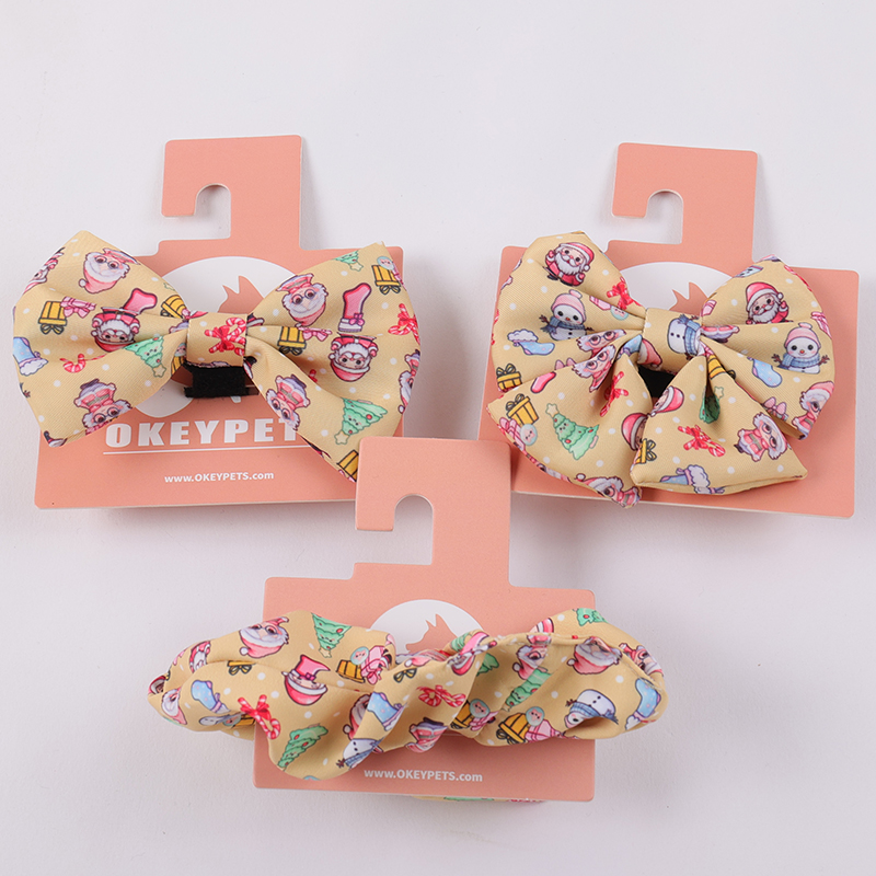 Fabricant de nœuds papillon personnalisés pour chiens, accessoires de fête, nœuds papillon mignons pour animaux de compagnie 16