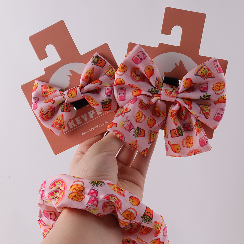 Fabricant de nœuds papillon personnalisés pour chiens, accessoires de fête, nœuds papillon mignons pour animaux de compagnie 18