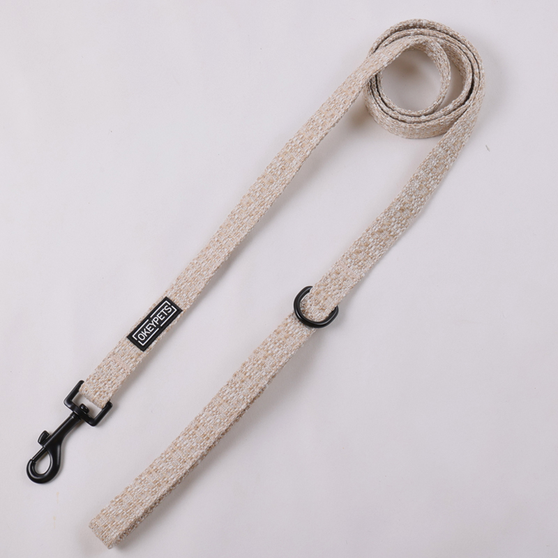 Collier et laisse pour chien en tweed résistant, ajustables et personnalisables, avec boucle en métal. 23