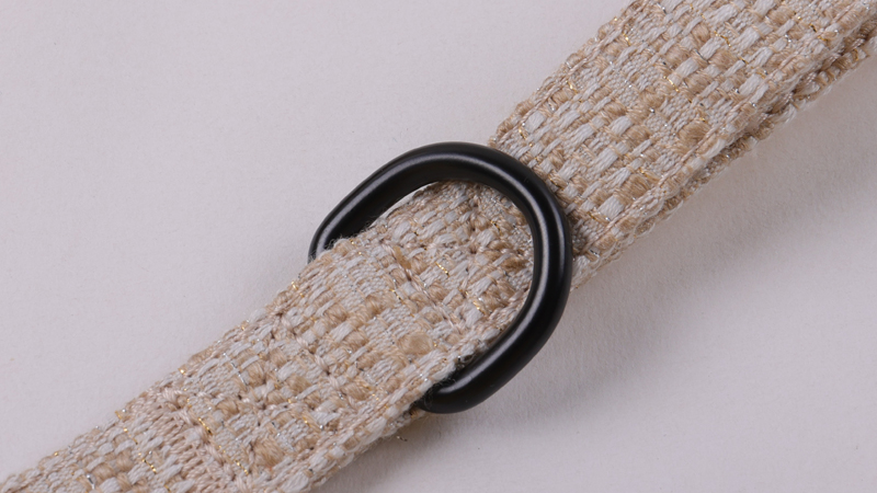 Collier et laisse pour chien en tweed résistant, ajustables et personnalisables, avec boucle en métal. 16