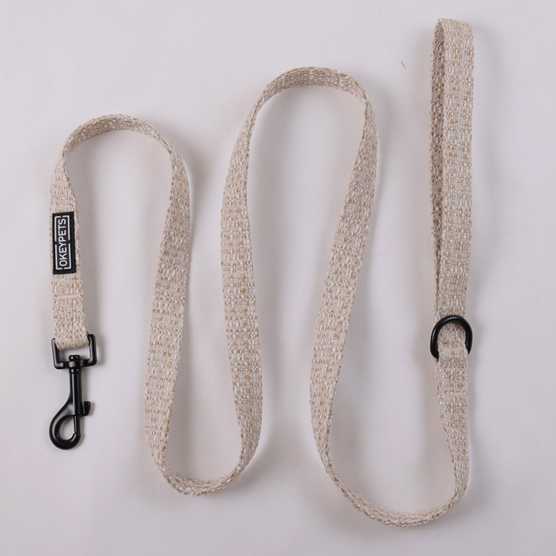 Collier et laisse pour chien en tweed résistant, ajustables et personnalisables, avec boucle en métal. 14