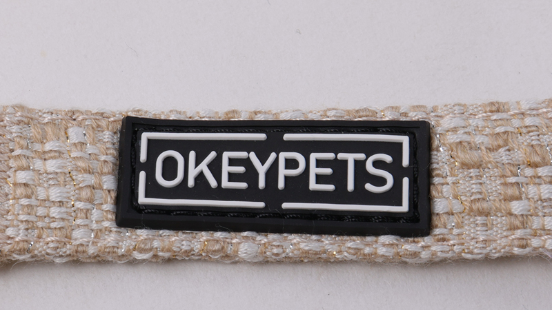 Collier et laisse pour chien en tweed résistant, ajustables et personnalisables, avec boucle en métal. 12